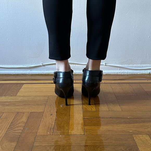 Carlos Santana Borderline Black Lethaer Bootie size 11US - Picture 4 of 8